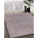 Machine Washable Industrial Modern Rose Dust Purple Rug in a Family Room, wshurb1682