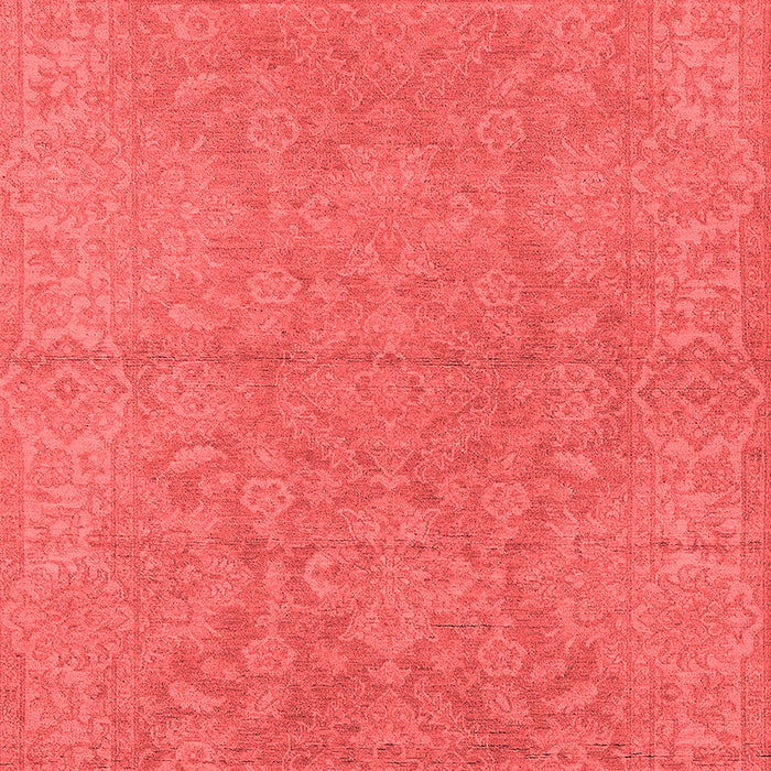 Machine Washable Oriental Red Industrial Rug, wshurb1682red