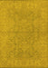 Oriental Yellow Industrial Rug, urb1682yw