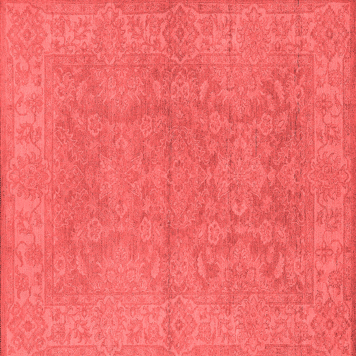 Machine Washable Oriental Red Industrial Rug, wshurb1682red