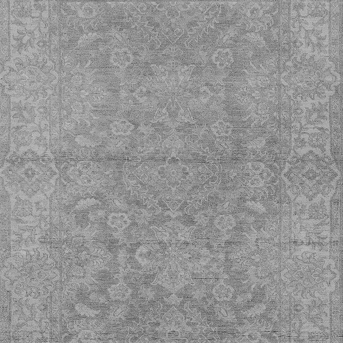 Machine Washable Oriental Gray Industrial Rug, wshurb1682gry