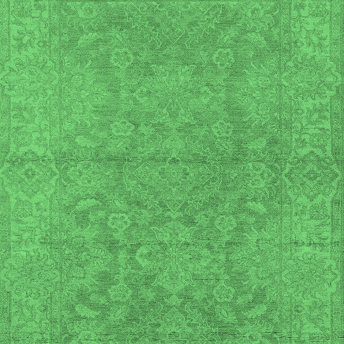 Oriental Emerald Green Industrial Rug, urb1682emgrn