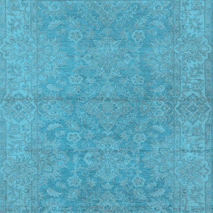 Oriental Light Blue Industrial Rug, urb1682lblu