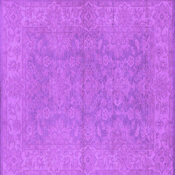Square Oriental Purple Industrial Rug, urb1682pur