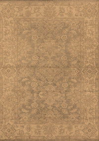 Oriental Brown Industrial Rug, urb1682brn