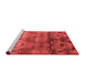 Industrial Red Washable Rugs