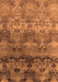 Machine Washable Oriental Orange Industrial Area Rugs, wshurb1683org