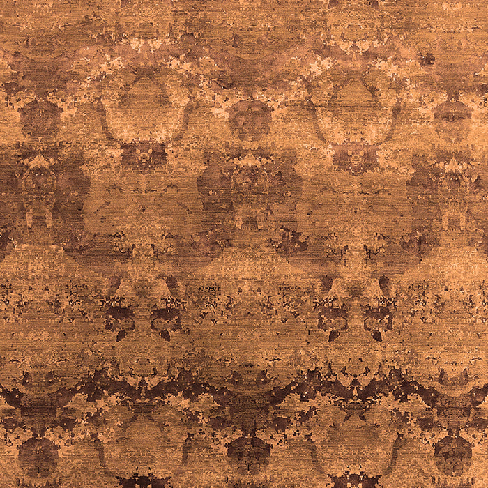 Machine Washable Oriental Orange Industrial Area Rugs, wshurb1683org