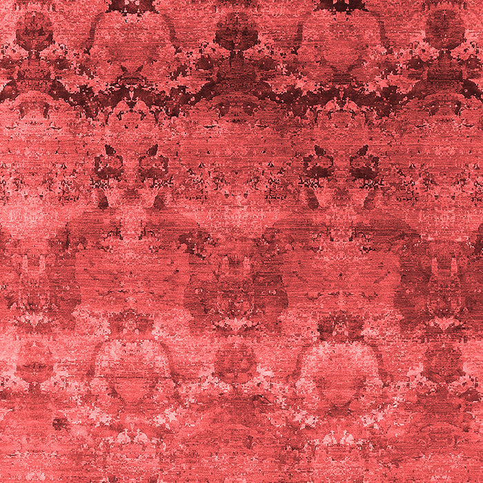 Machine Washable Oriental Red Industrial Rug, wshurb1683red