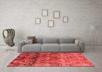 Machine Washable Oriental Red Industrial Rug, wshurb1683red