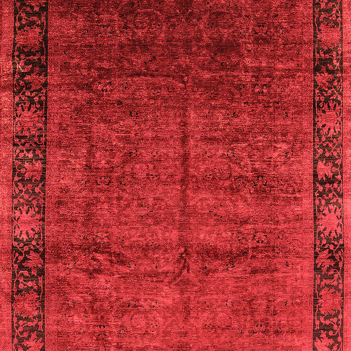 Machine Washable Oriental Orange Industrial Area Rugs, wshurb1684org