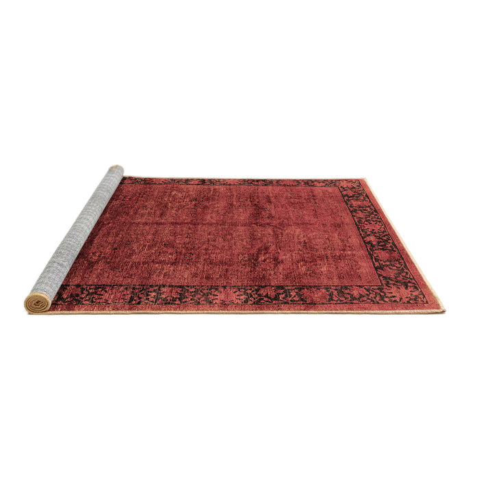Sideview of Machine Washable Oriental Brown Industrial Rug, wshurb1684brn