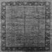 Square Oriental Gray Industrial Rug, urb1684gry