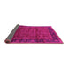 Sideview of Oriental Pink Industrial Rug, urb1684pnk