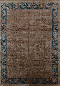 Oriental Turquoise Industrial Rug, urb1684turq