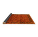 Sideview of Oriental Yellow Industrial Rug, urb1684yw