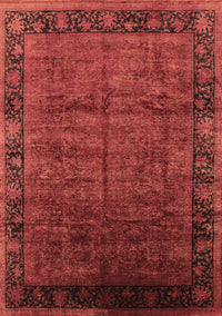 Oriental Brown Industrial Rug, urb1684brn