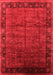 Oriental Red Industrial Area Rugs