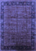 Oriental Blue Industrial Rug, urb1684blu