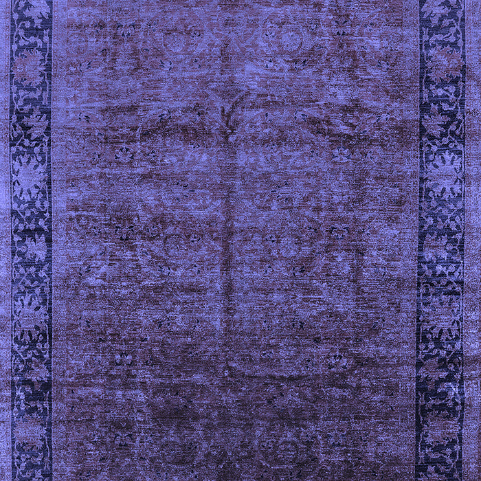 Oriental Blue Industrial Rug, urb1684blu