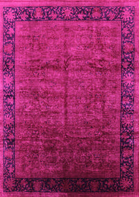 Oriental Pink Industrial Rug, urb1684pnk