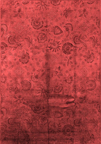 Oriental Red Industrial Rug, urb1685red