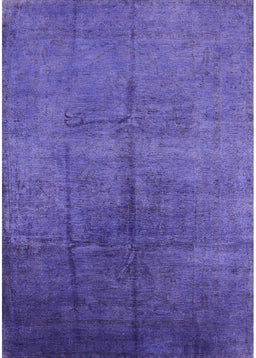 Mid-Century Modern Slate Blue Oriental Rug, urb1686