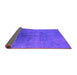 Sideview of Oriental Purple Industrial Rug, urb1686pur