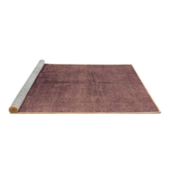 Sideview of Machine Washable Oriental Brown Industrial Rug, wshurb1686brn