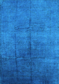 Oriental Light Blue Industrial Rug, urb1686lblu