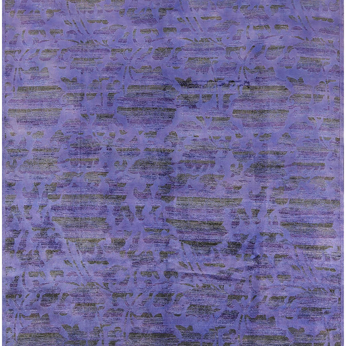 Machine Washable Industrial Modern Light Purple Rug, wshurb1687