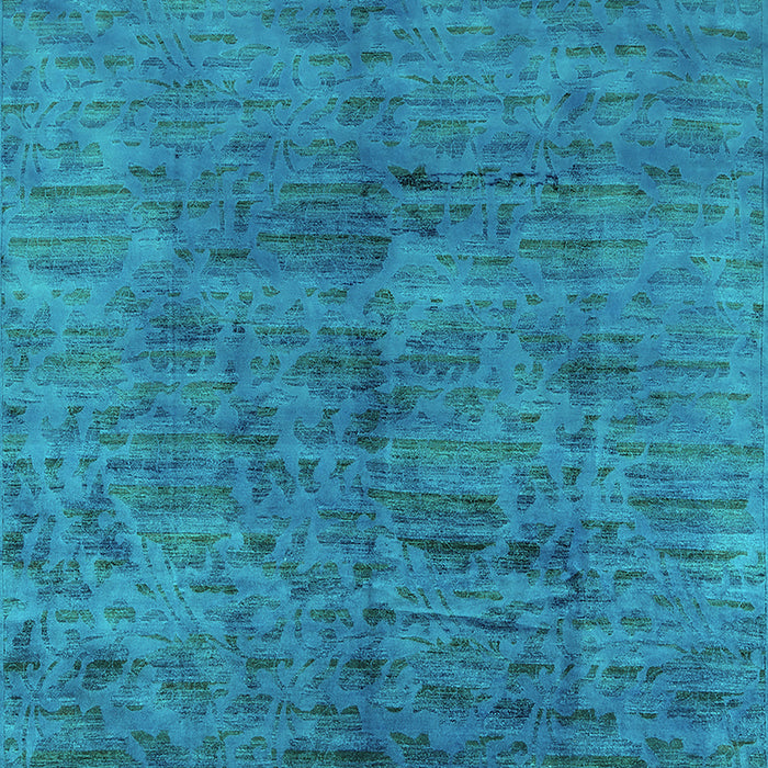 Oriental Turquoise Industrial Rug, urb1687turq