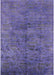 Mid-Century Modern Light Purple Oriental Rug, urb1687