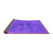 Sideview of Oriental Purple Industrial Rug, urb1687pur