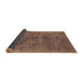 Sideview of Oriental Brown Industrial Rug, urb1687brn