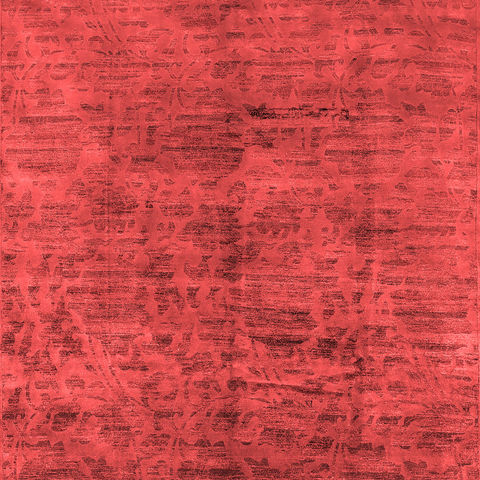 Machine Washable Oriental Red Industrial Rug, wshurb1687red