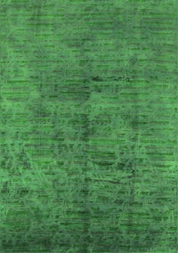 Oriental Green Industrial Rug, urb1687grn