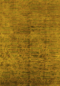 Oriental Yellow Industrial Rug, urb1687yw