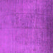 Square Machine Washable Oriental Pink Industrial Rug, wshurb1688pnk