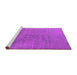 Sideview of Machine Washable Oriental Pink Industrial Rug, wshurb1688pnk