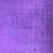 Square Oriental Purple Industrial Rug, urb1688pur