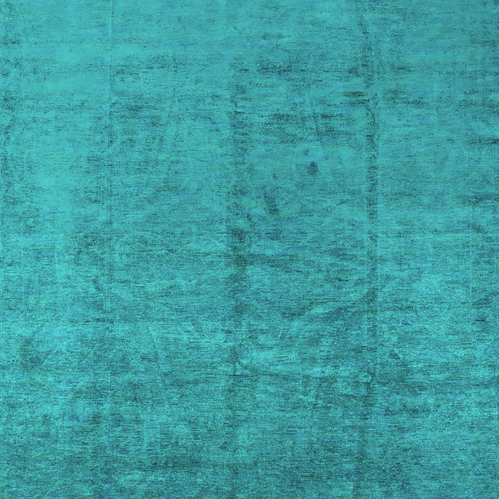 Oriental Turquoise Industrial Rug, urb1688turq
