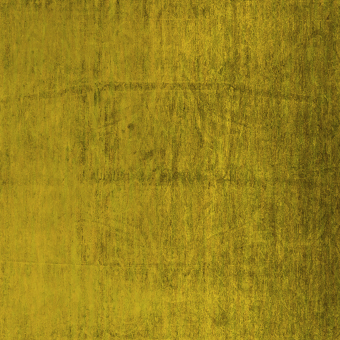 Square Machine Washable Oriental Yellow Industrial Rug, wshurb1688yw