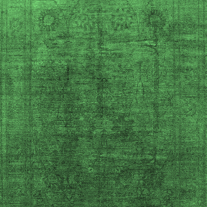 Oriental Emerald Green Industrial Rug, urb1689emgrn