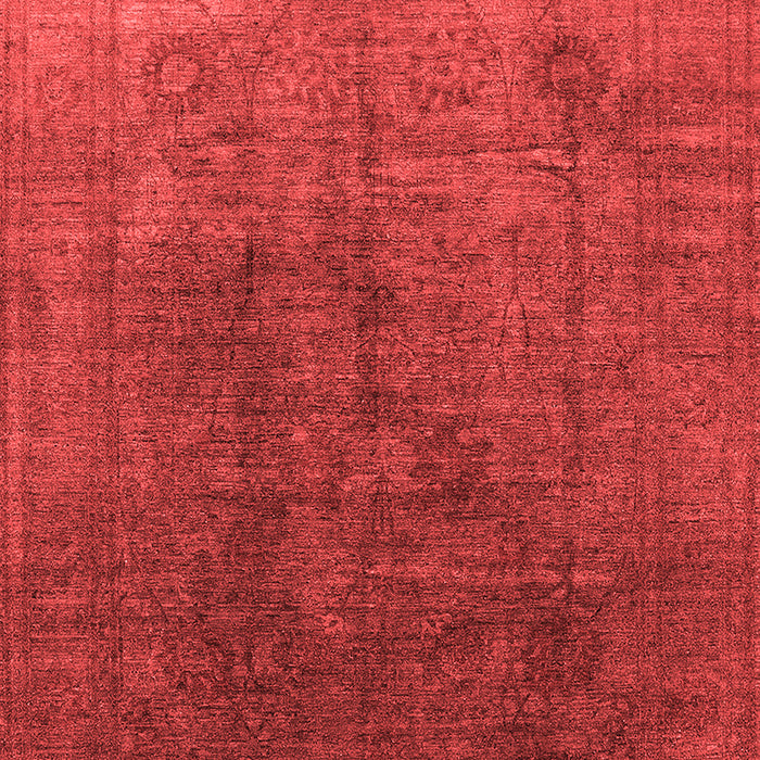 Machine Washable Oriental Red Industrial Rug, wshurb1689red