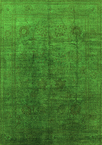 Oriental Green Industrial Rug, urb1689grn