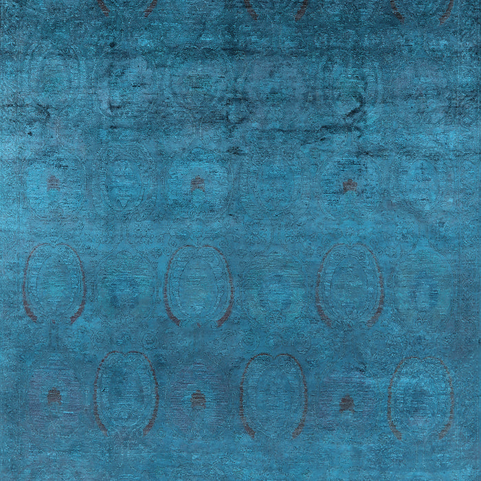 Oriental Light Blue Industrial Rug, urb1690lblu