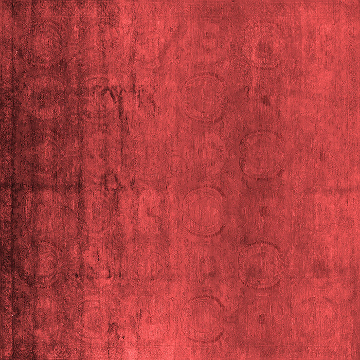 Machine Washable Oriental Red Industrial Rug, wshurb1690red