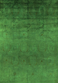 Oriental Green Industrial Rug, urb1690grn