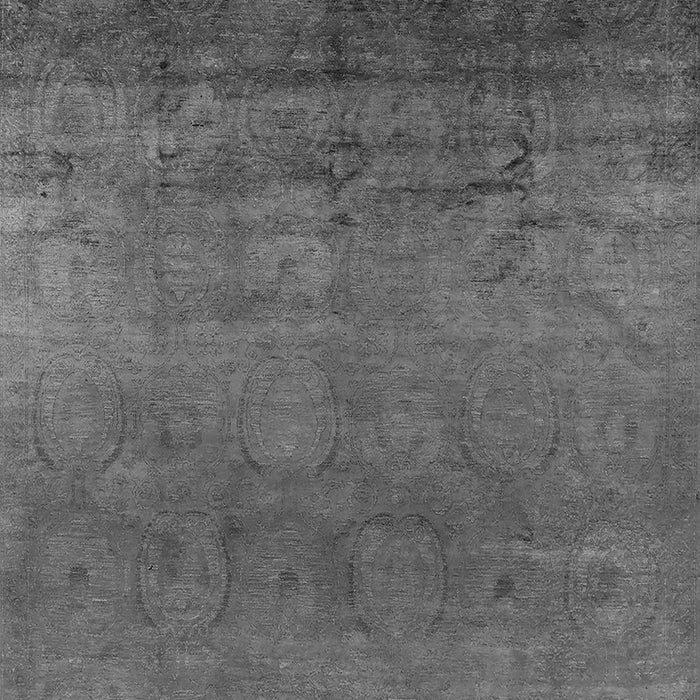 Machine Washable Oriental Gray Industrial Rug, wshurb1690gry